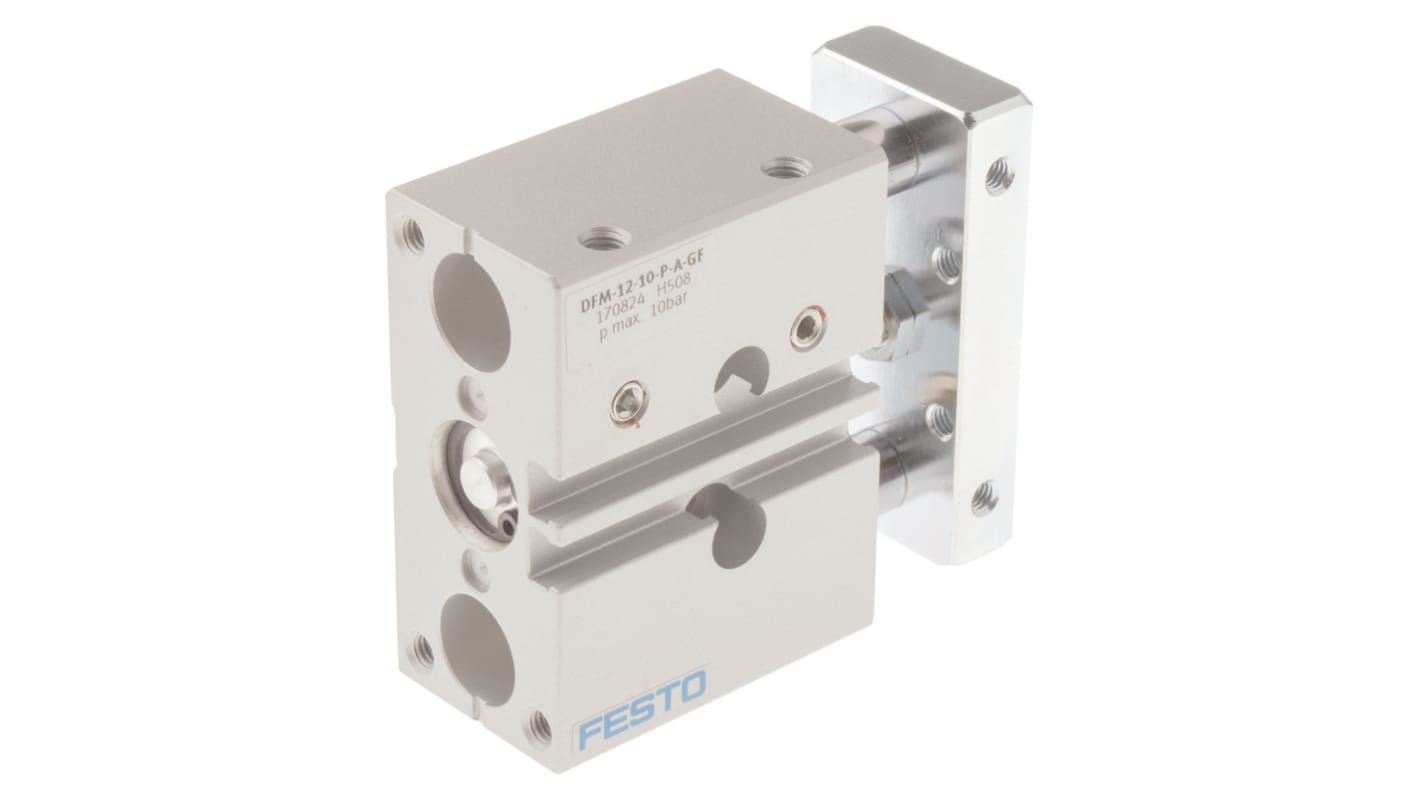 Vérin guidé pneumatique Festo DFM 170824, course 10mm, Ø du piston 12mm, action Double