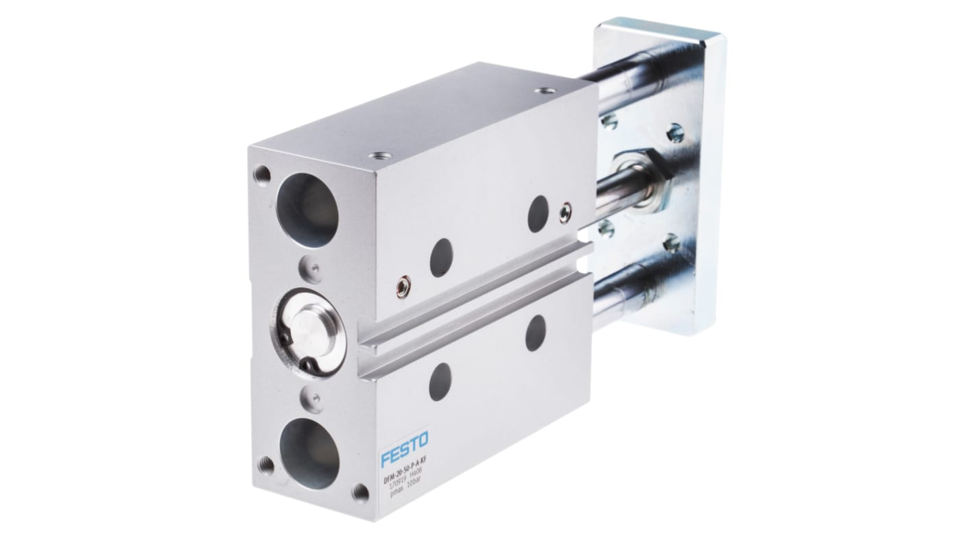 Festo Pneumatic Guided Cylinder - 170919, 20mm Bore, 50mm Stroke, DFM Series, Double Acting