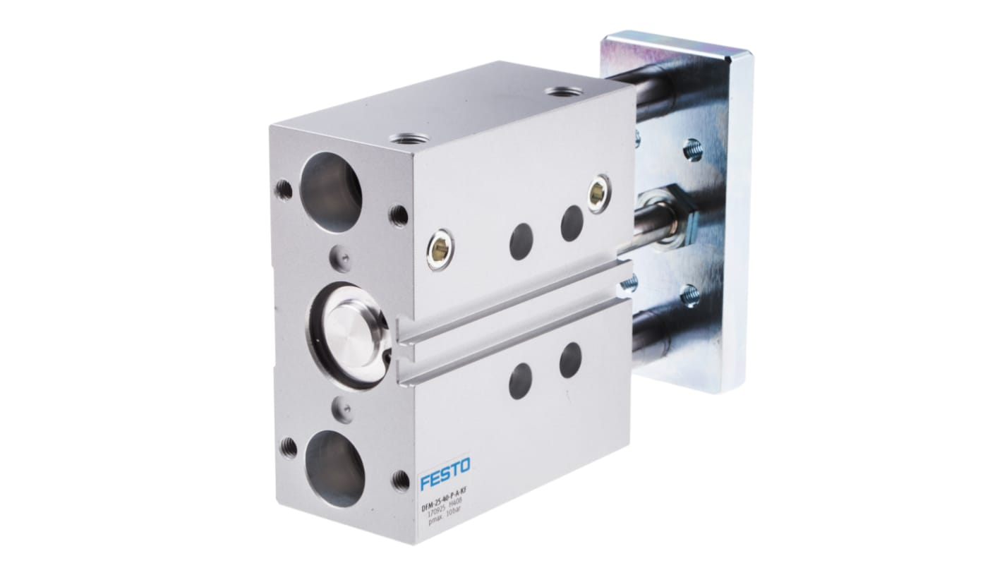 Festo Pneumatic Guided Cylinder - 170925, 25mm Bore, 40mm Stroke, DFM Series, Double Acting