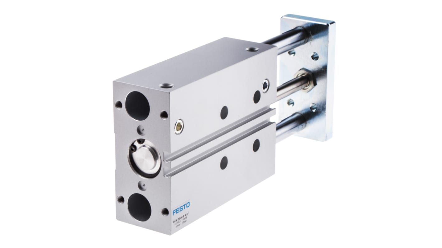 Festo Pneumatic Guided Cylinder - 170927, 25mm Bore, 80mm Stroke, DFM Series, Double Acting