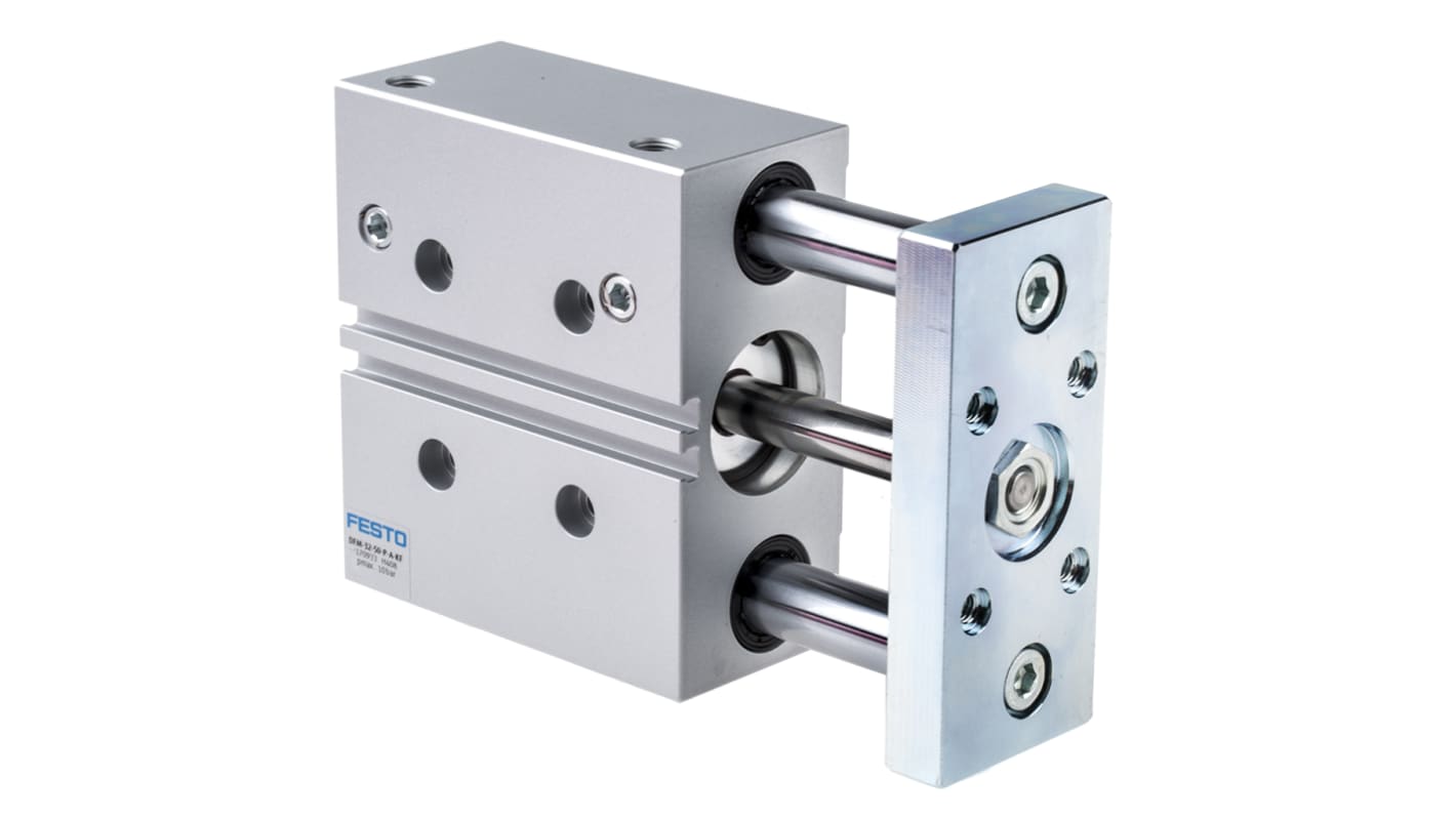 Festo Pneumatic Guided Cylinder - 170933, 32mm Bore, 50mm Stroke, DFM Series, Double Acting