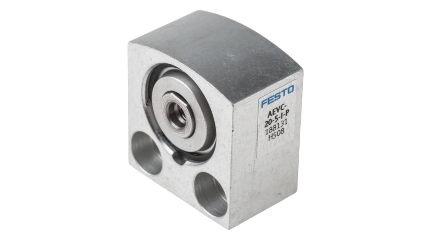 Festo AEVC 188131, M5 Pneumatikzylinder einfachwirkend, Bohrung Ø 20mm / Hub 5mm, bis 10 bar