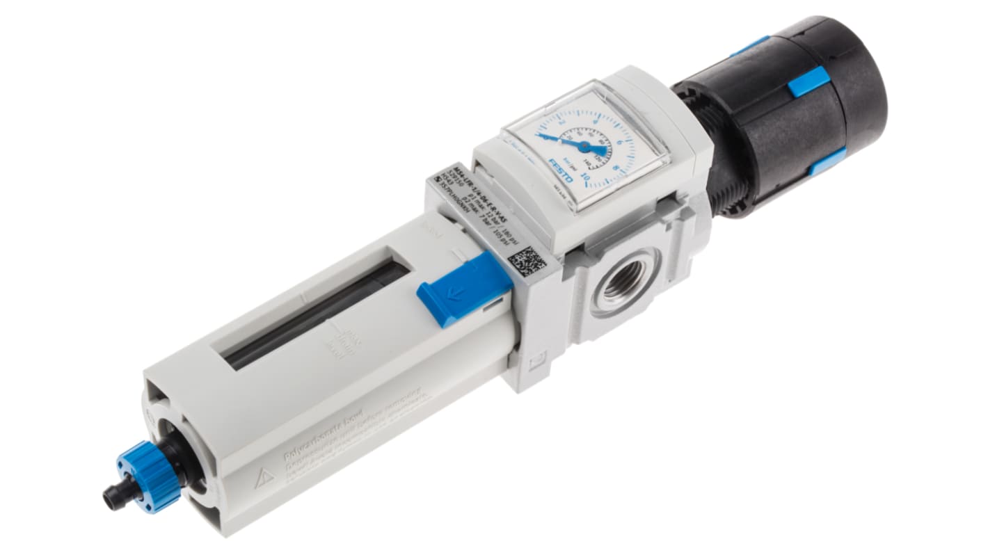 Festo MS4-LFR Filter Regulator, 40μm, G 1/4, Automatic