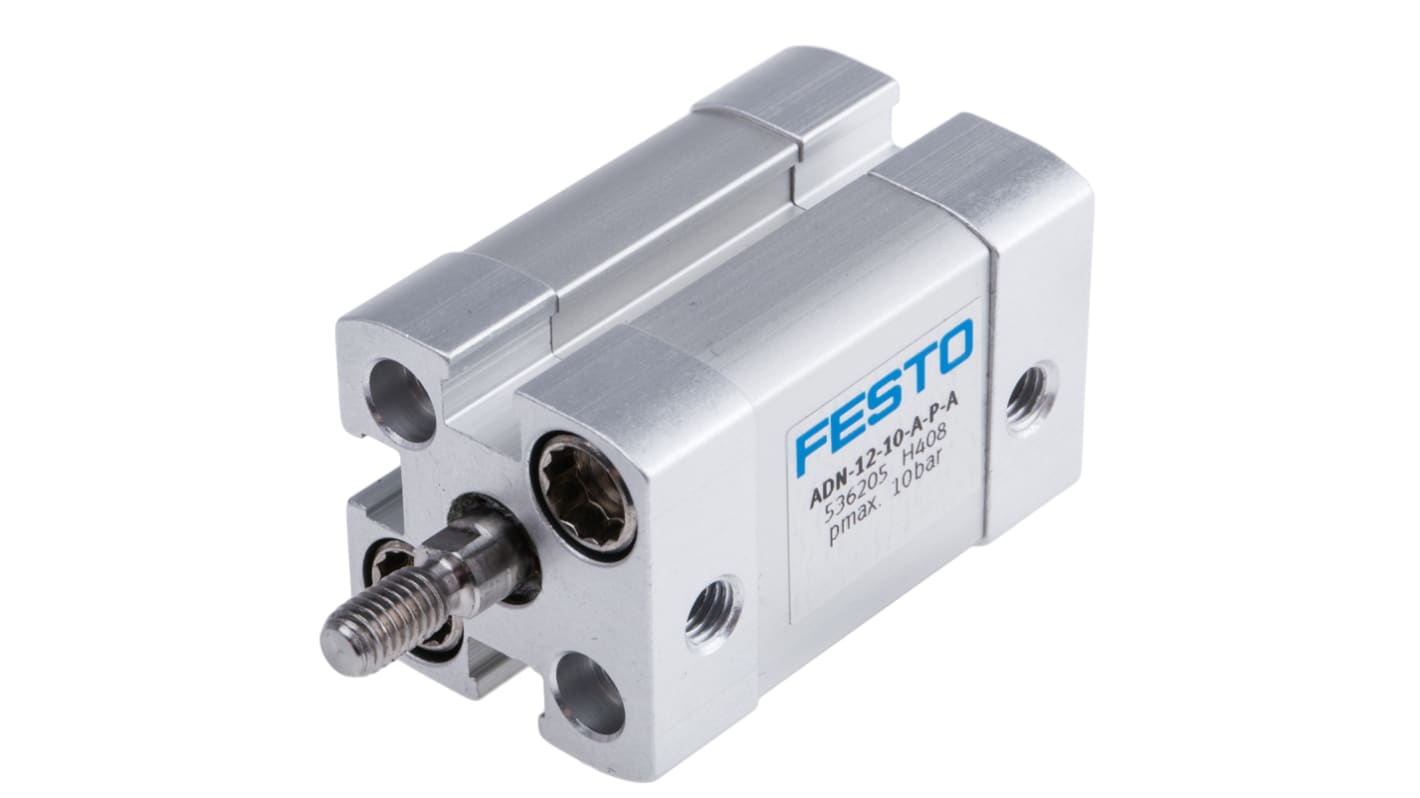 Festo エアシリンダ ADNシリーズ ボア：12mm ストローク：10mm ADN1210APA オス M5 RS