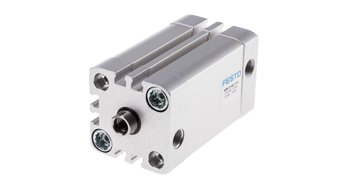 Festo ADN 536284, G 1/8 Pneumatikzylinder doppeltwirkend, Bohrung Ø 32mm / Hub 40mm, bis 10 bar