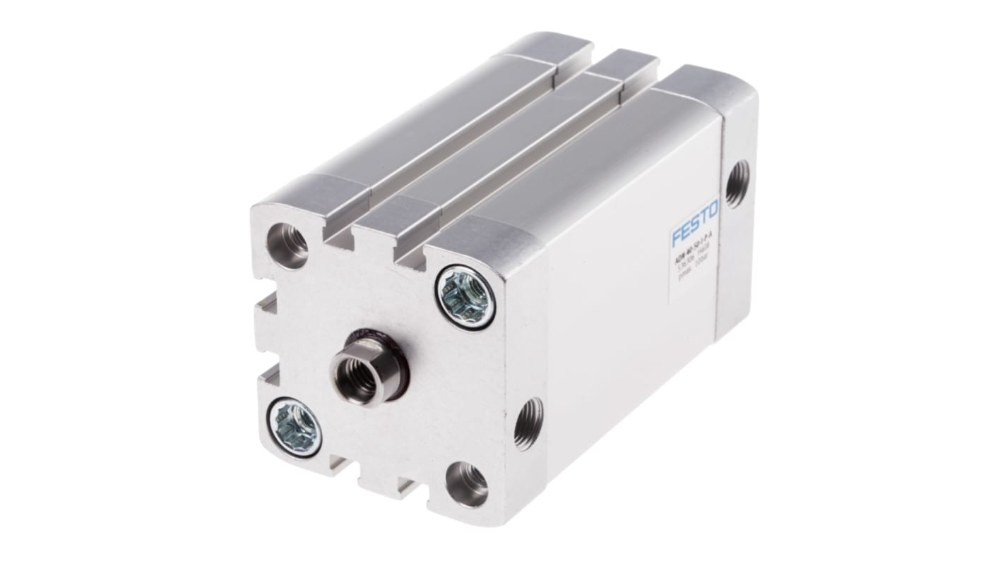 Festo Pneumatic Cylinder - 536306, 40mm Bore, 50mm Stroke, ADN Series, Double Acting