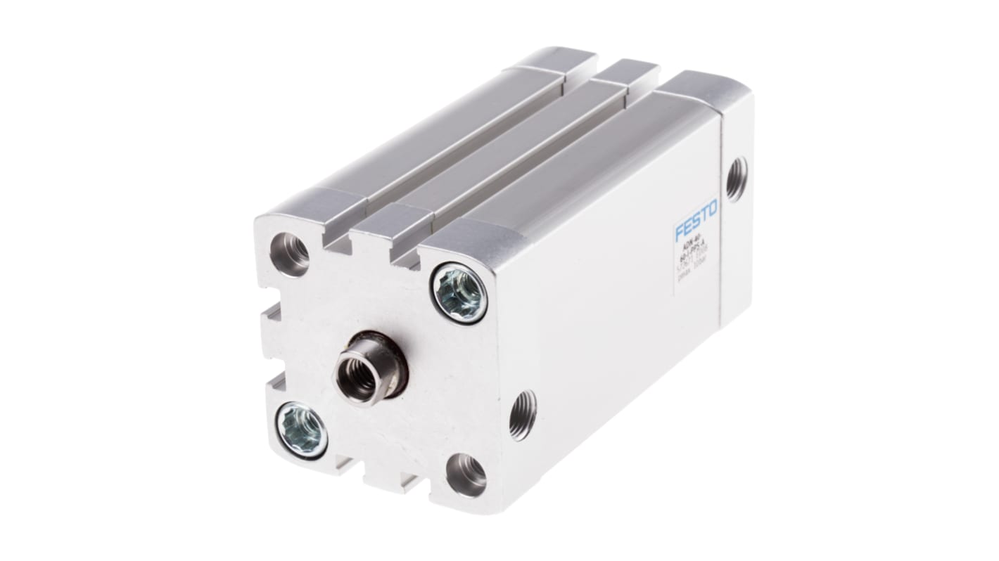 Festo Pneumatic Cylinder - 572671, 40mm Bore, 60mm Stroke, ADN Series, Double Acting