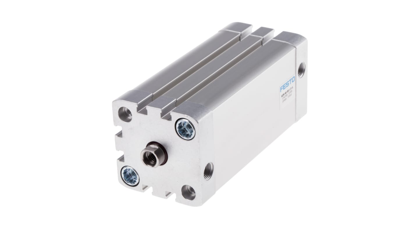 Festo Pneumatic Cylinder - 536308, 40mm Bore, 80mm Stroke, ADN Series, Double Acting