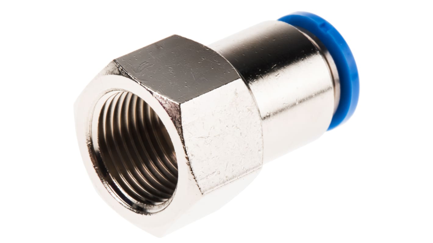 Adaptateur droit fileté Festo QS vers Enfichable 10 mm G 3/8 Femelle