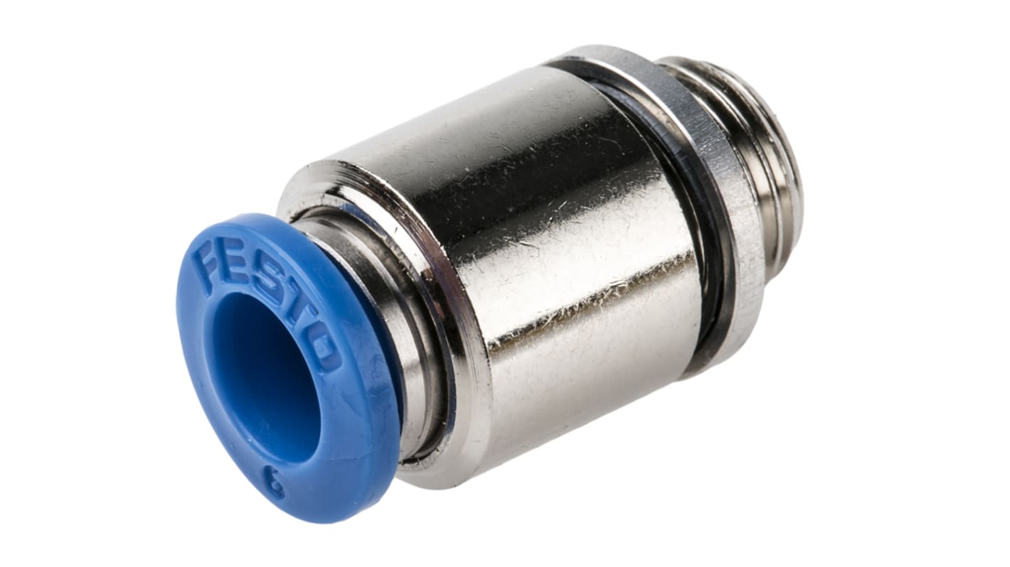 QSG1/86I Festo QS Series Straight Threaded Adaptor, G 1/8 Male to