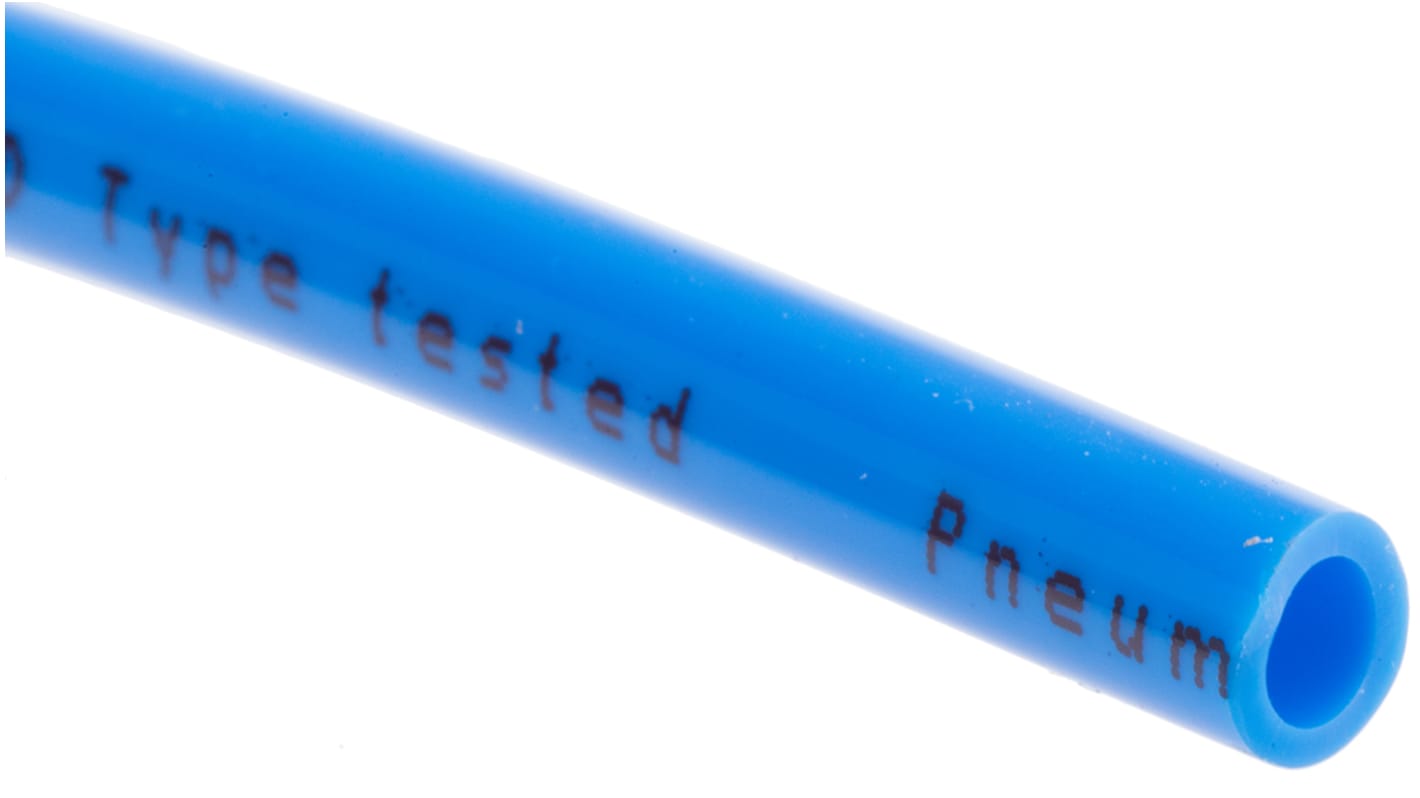 Festo Compressed Air Pipe Blue Polyurethane 6mm x 50m PUN-H Series, 197384