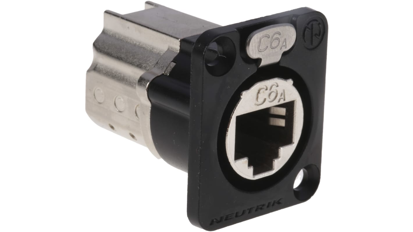 Neutrik, etherCON CAT6A D shape Connector for use with etherCON Connectors