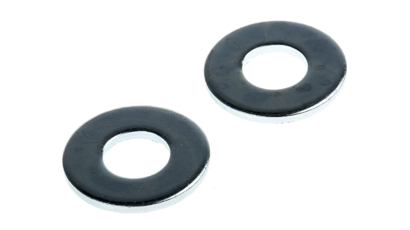 RS PRO Unterlegscheiben für M10 2mm x 10.5mm x 24mm, Stahl