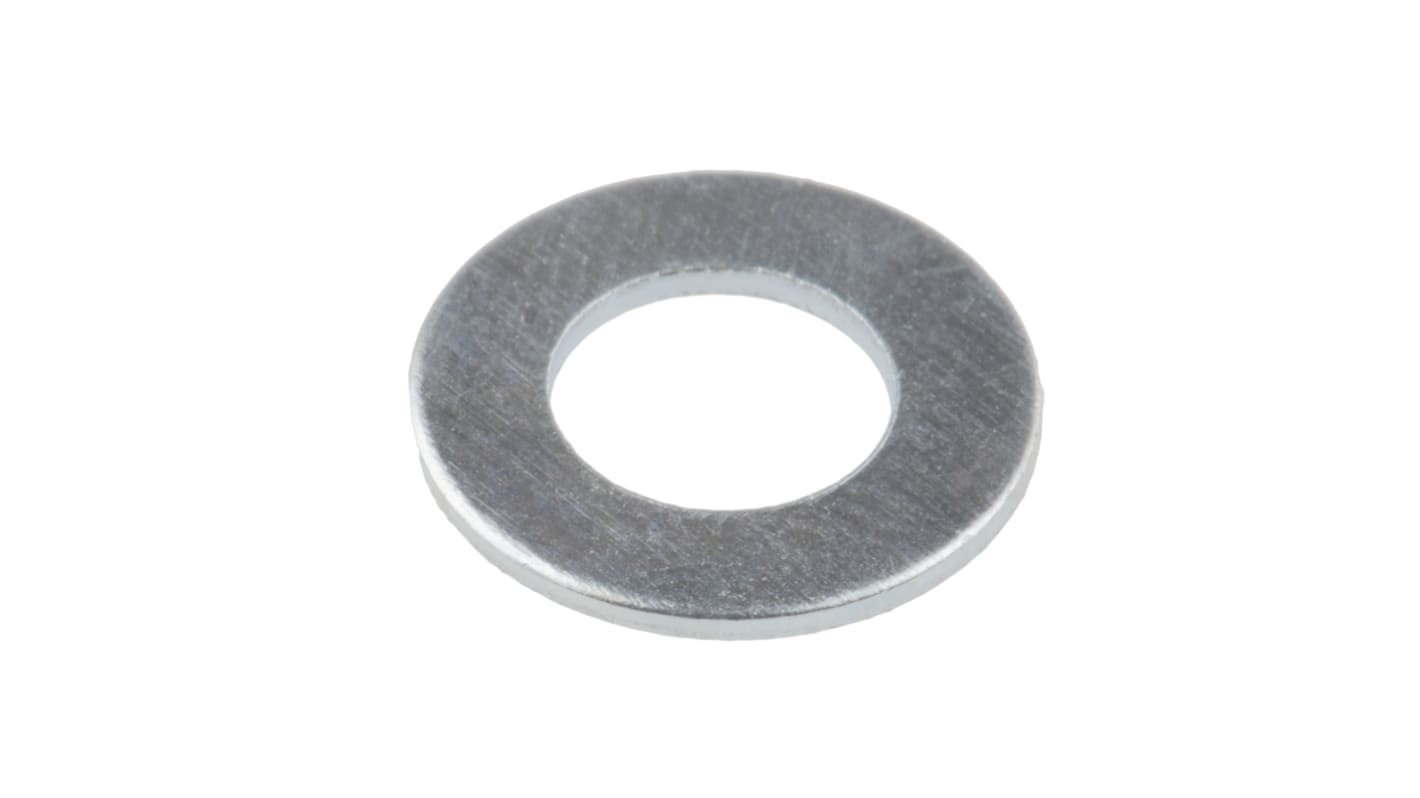 Bright Zinc Plated Steel Plain Washers, M6, BS 4320 RS