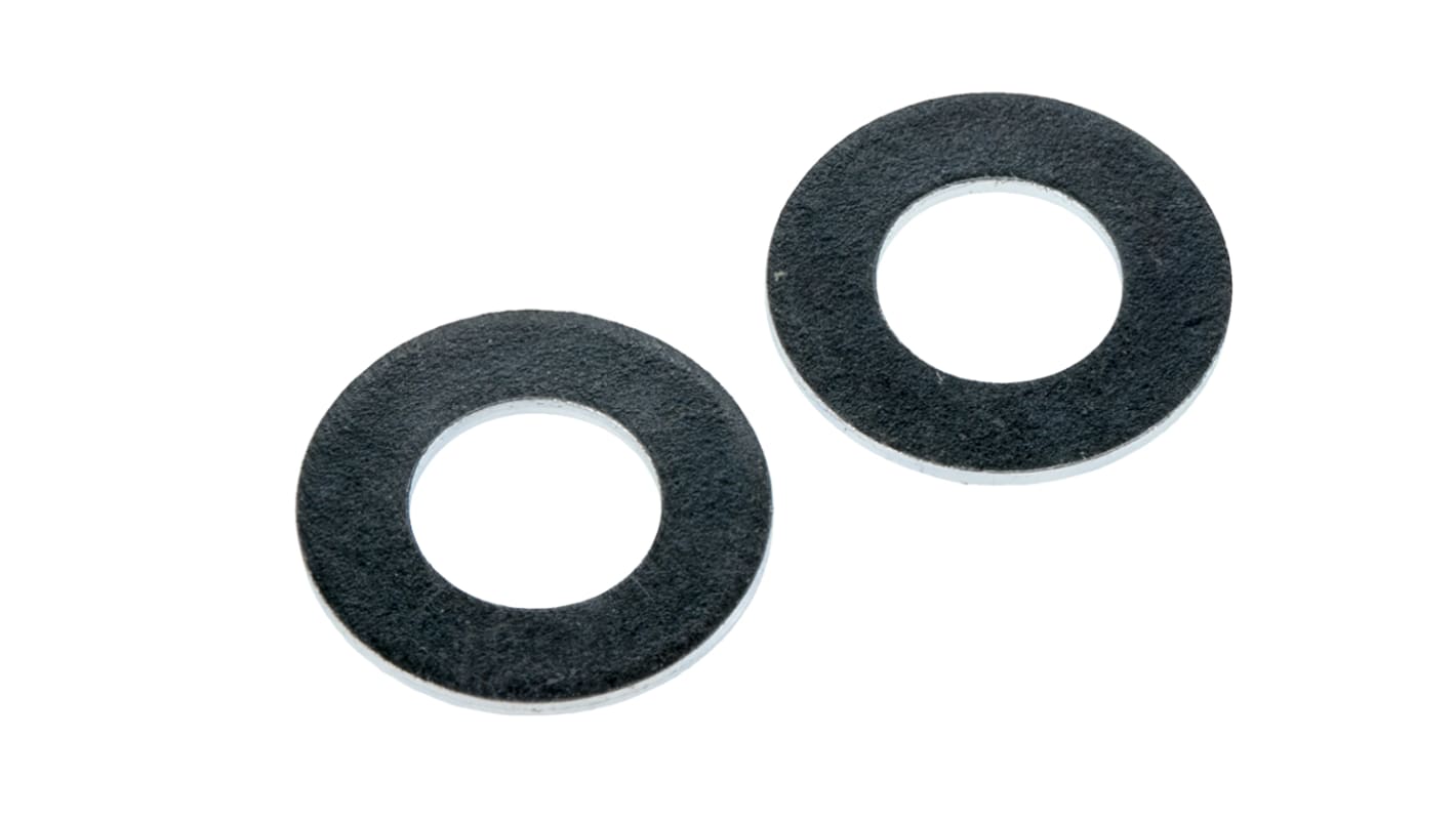 Bright Zinc Plated Steel Plain Washers, M8, BS 4320