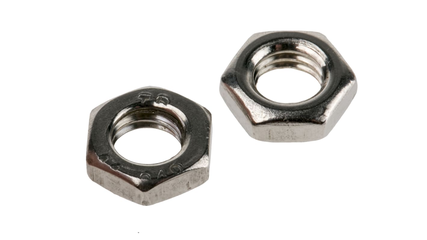 Tuerca hexagonal M5 RS PRO de acero inoxidable A4 316, anch. 8mm, alt. 2.7mm