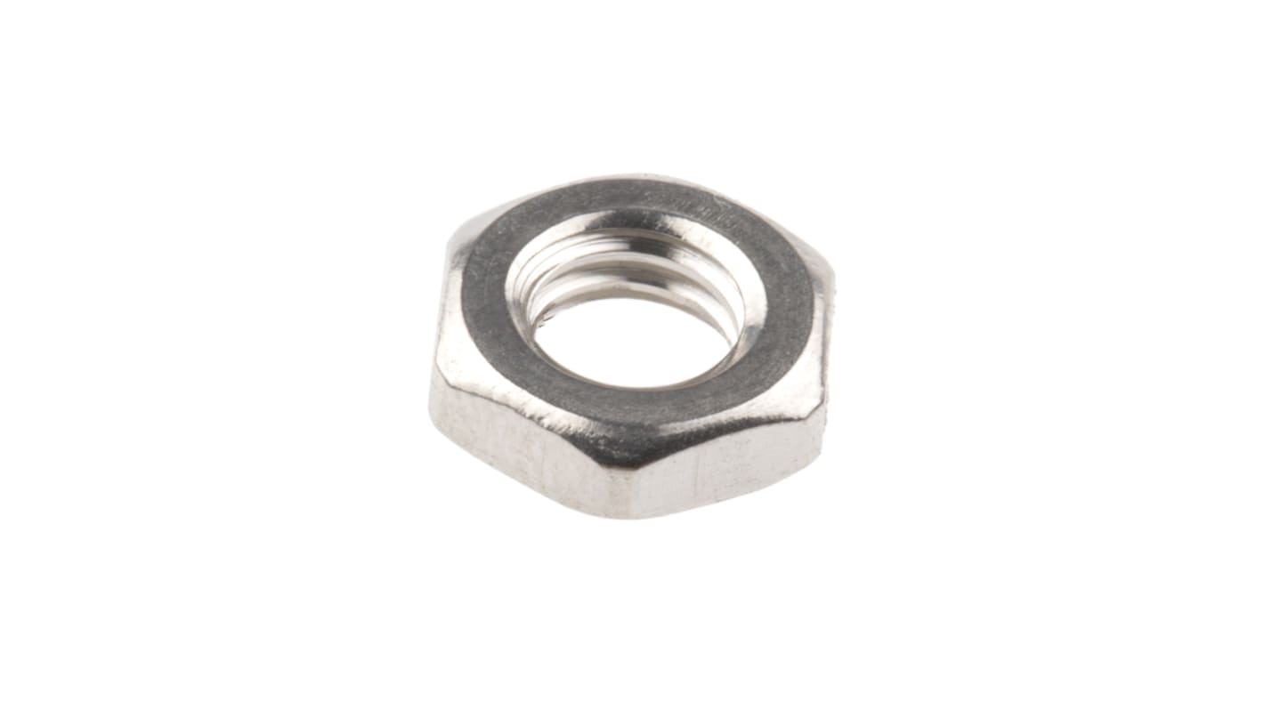 RS PRO Stainless Steel Hex Nut, DIN 439B, M6