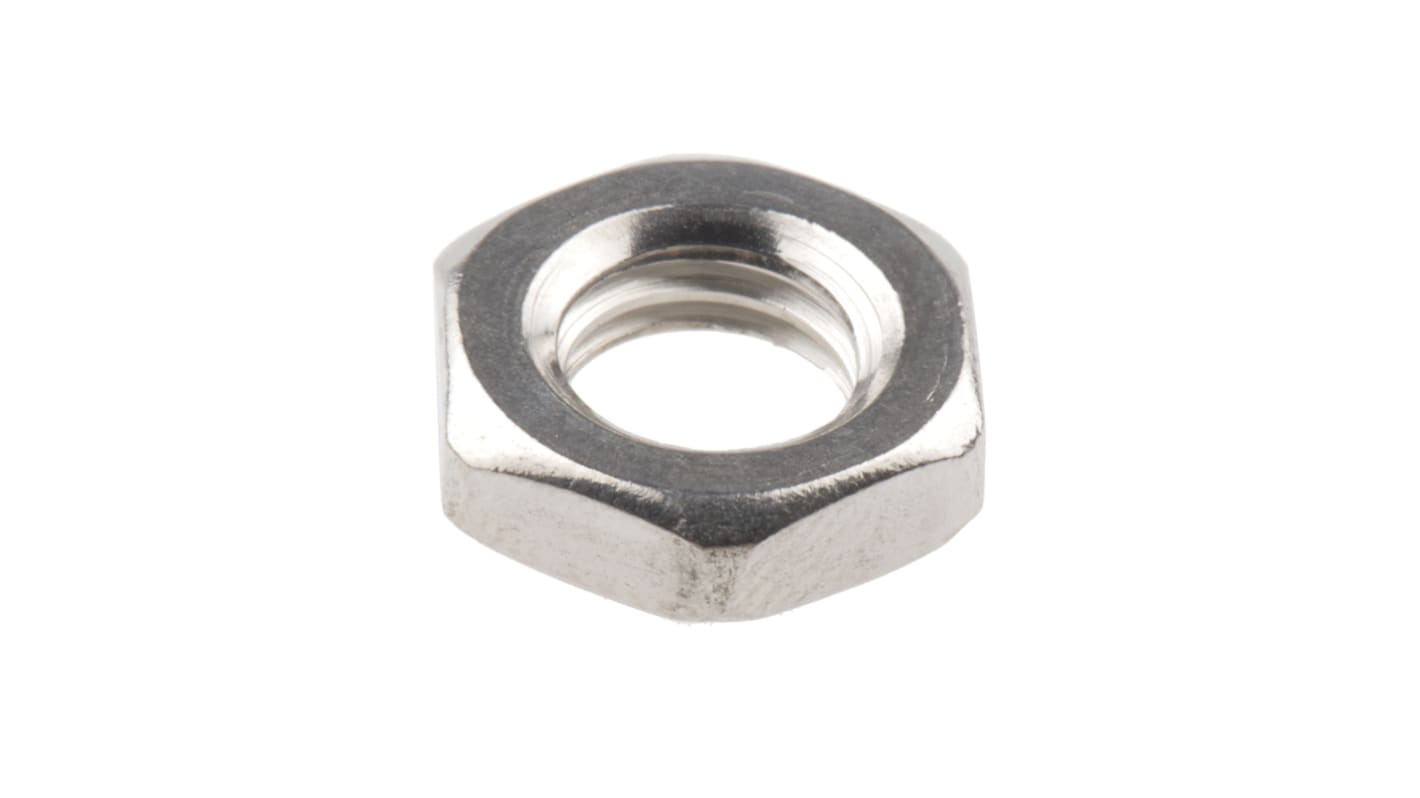 RS PRO Stainless Steel Hex Nut, DIN 439B, M8