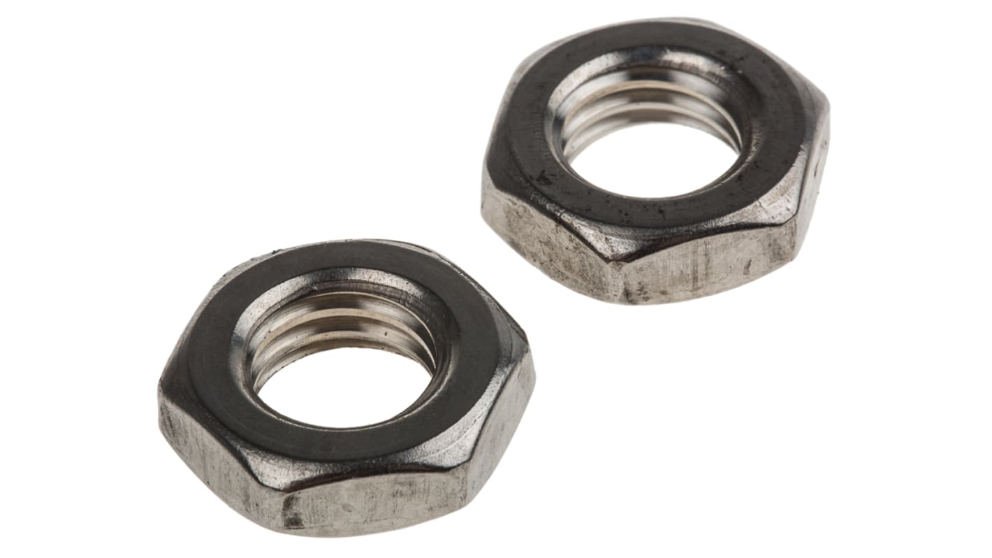 RS PRO Stainless Steel Hex Nut, DIN 439B, M12