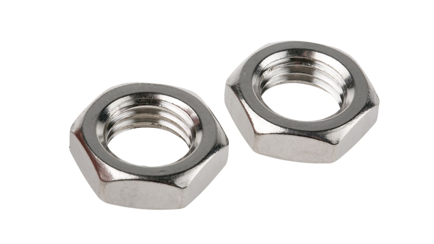 RS PRO, Plain Stainless Steel Hex Nut, DIN 439, M16