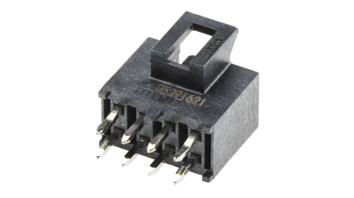 Conector macho para PCB Molex serie Nano-Fit de 8 vías, 2 filas, paso 2.5mm, para soldar, Montaje en orificio pasante
