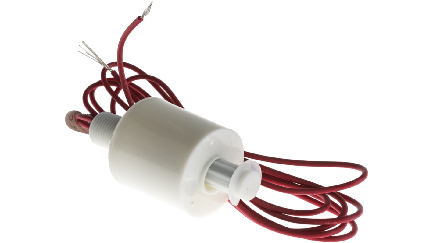 Interruptor de flotador Gems Sensors de Polipropileno, con salida SPST, NA, cable de 610mm, montaje Vertical