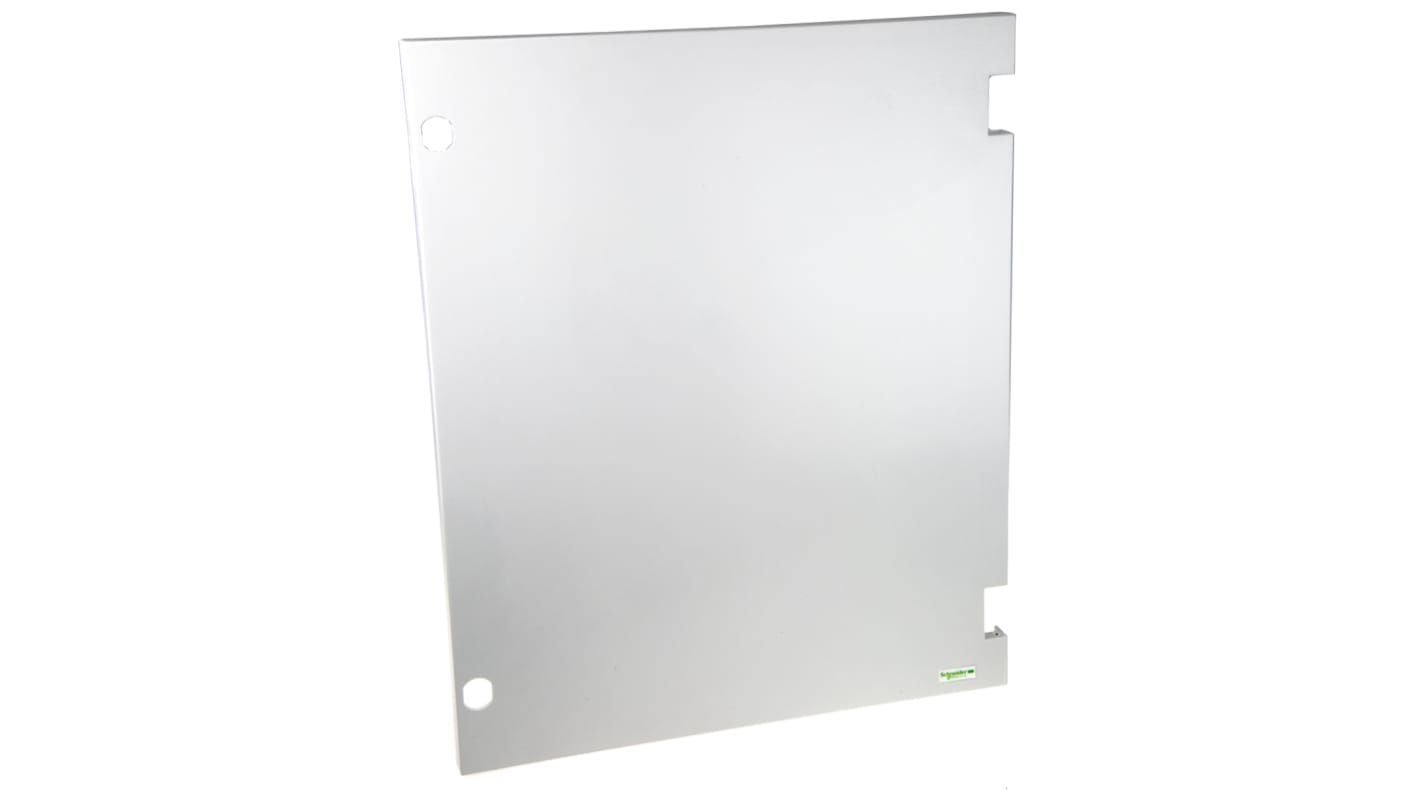 Schneider Electric Lockable Fibreglass Reinforced Polyester RAL 7035 Plain Door, 1000mm H, 800mm W for Use with PLM