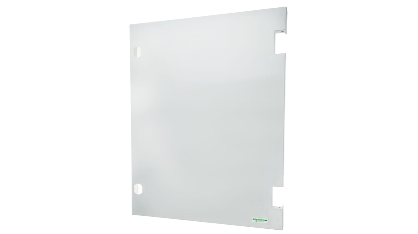 Puerta Schneider Electric de Poliéster reforzado con fibra de vidrio de color Gris, 400 x 300mm, para usar con Armario