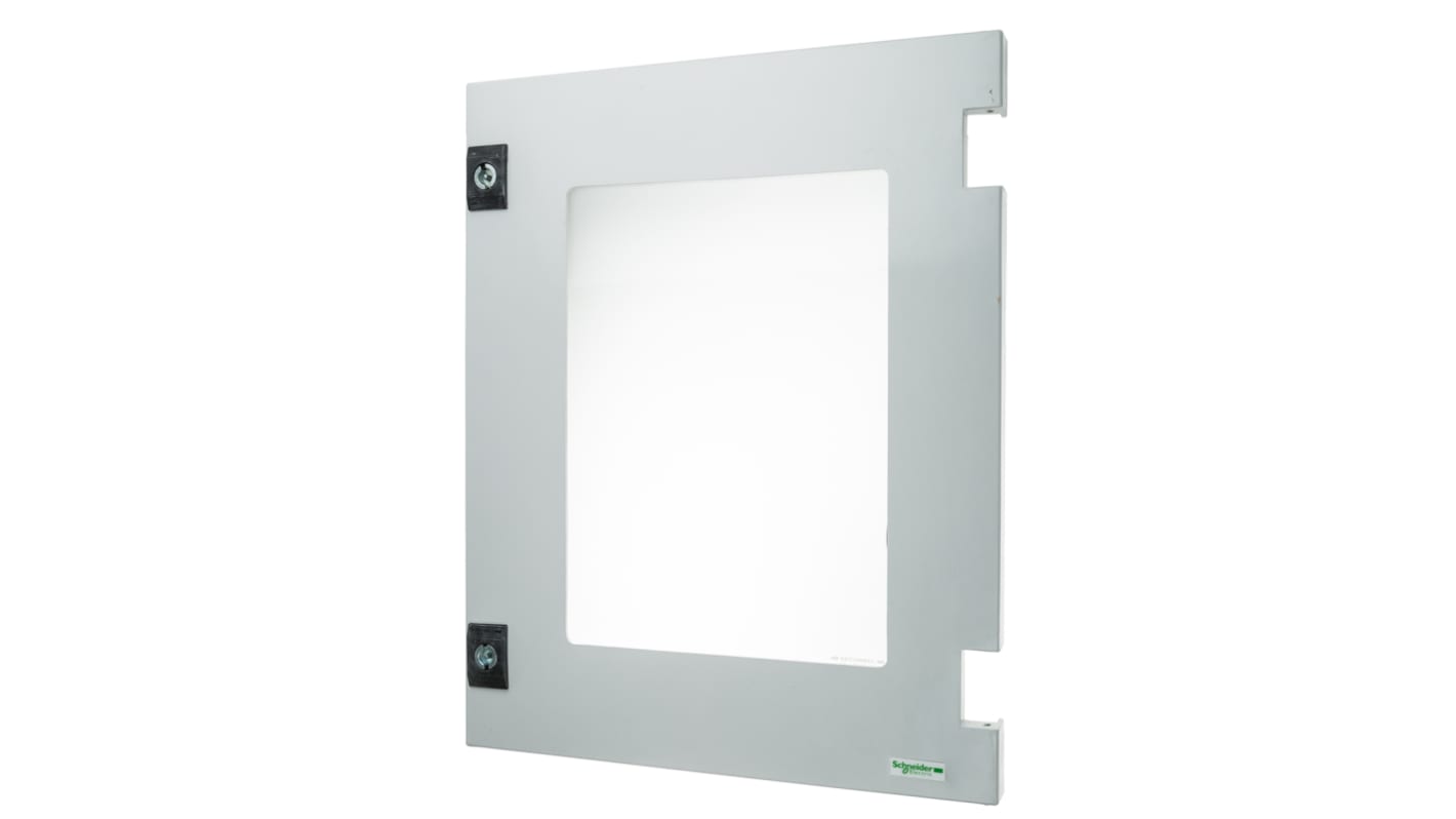Schneider Electric Fibreglass Reinforced Polyester RAL 7035 Glazed Door, 400mm H, 300mm W for Use with PLM Enclosure