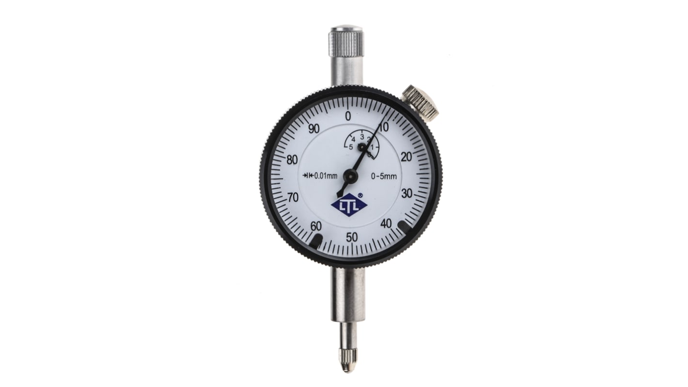 RS PROMetric Dial Indicator, 0 → 5 mm Measurement Range, 0.005 mm