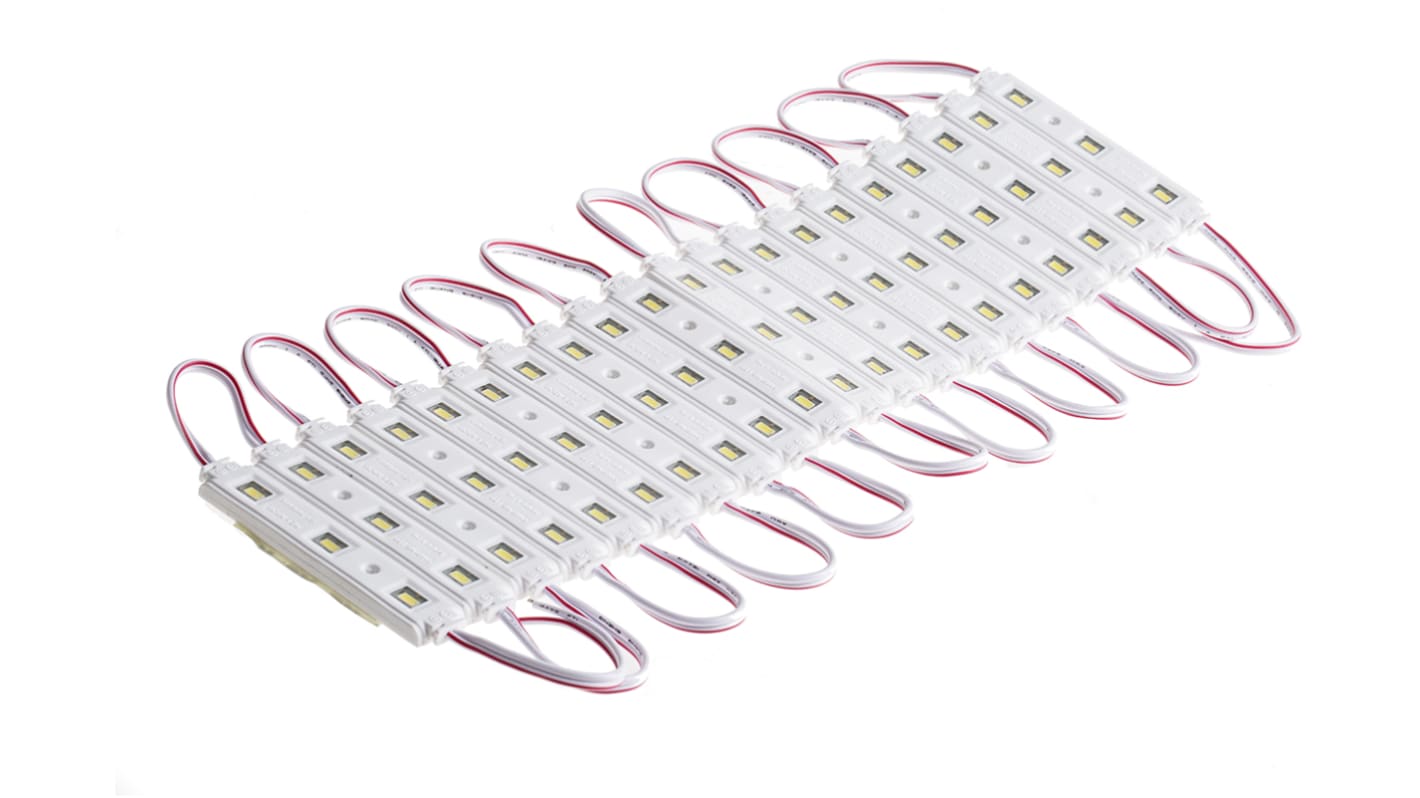 Tira de LED JKL Components ZM, 12V dc, color Blanco, 9500K, tira de 3.3m x 15mm, IP67