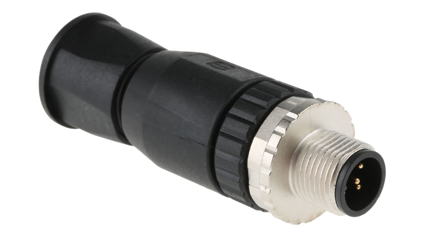 HARTING Circular Connector, 5 Contacts, Cable Mount, M12 Connector, Plug, Male, IP67, M12 Series