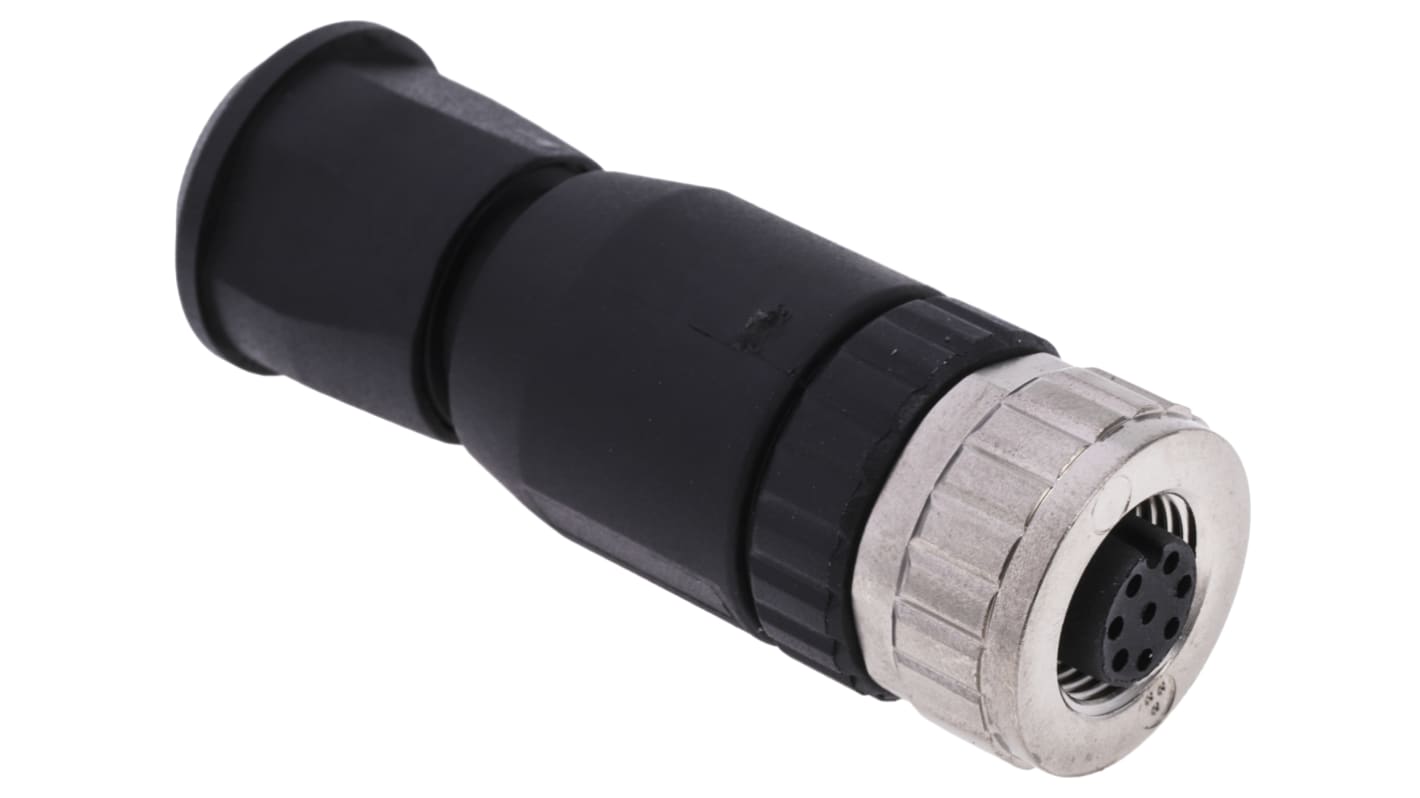 HARTING Circular Connector, 8 Contacts, Cable Mount, M12 Connector, Socket, Female, IP67, M12 Series