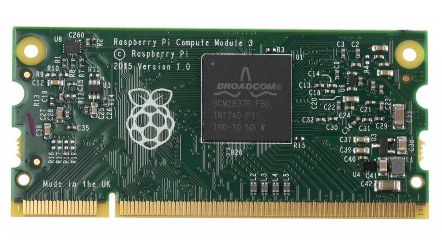 Moduł obliczeniowy Raspberry Pi CM3 Raspberry Pi 1 GB Moduł 3 do obliczeń Raspberry Pi (CM3) BCM2837