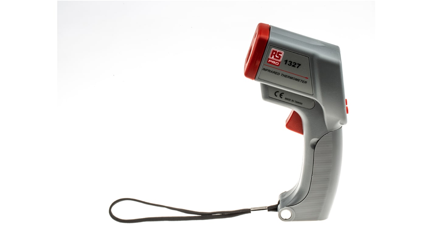 RS PRO 1327 Infrared Thermometer, -20°C Min, ±2 % Accuracy, °C and °F Measurements