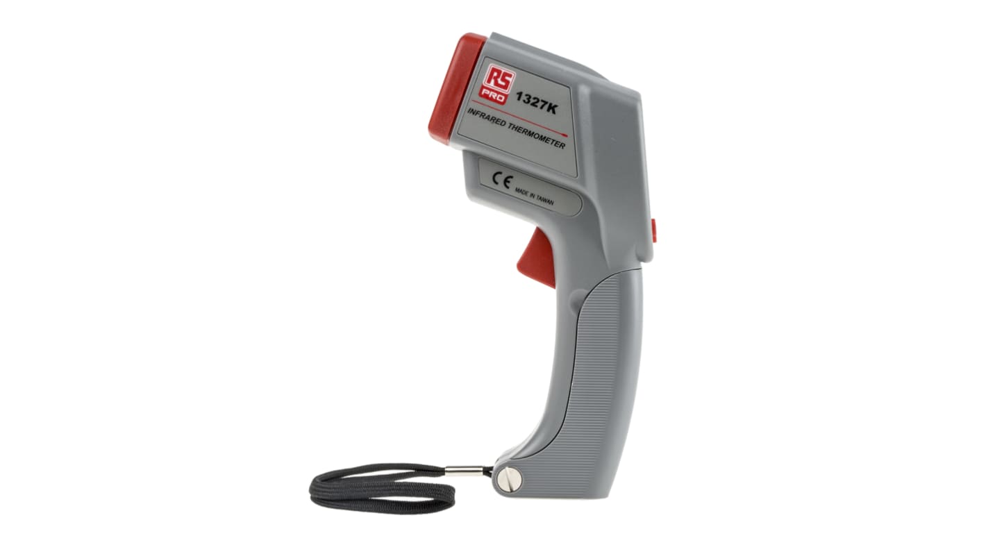 RS PRO 1327K Infrared Thermometer, -150°C Min, ±0.1 % Accuracy, °C and °F Measurements