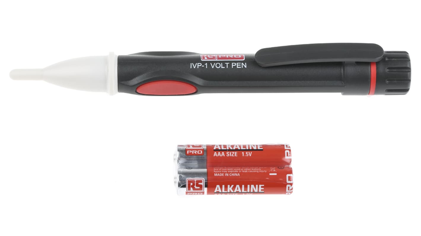 RS PRO IVP-1 Non Contact Voltage Detector, 100V ac to 1000V ac