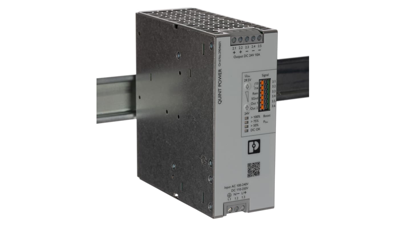 2904601 Alimentation pour rail DIN Phoenix Contact, série QUINT4PS