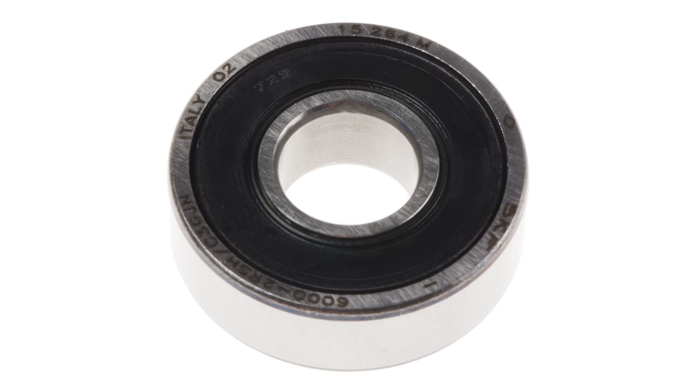 SKF 6000-2RSH/C3GJN Single Row Deep Groove Ball Bearing- Both Sides Sealed 10mm I.D, 26mm O.D