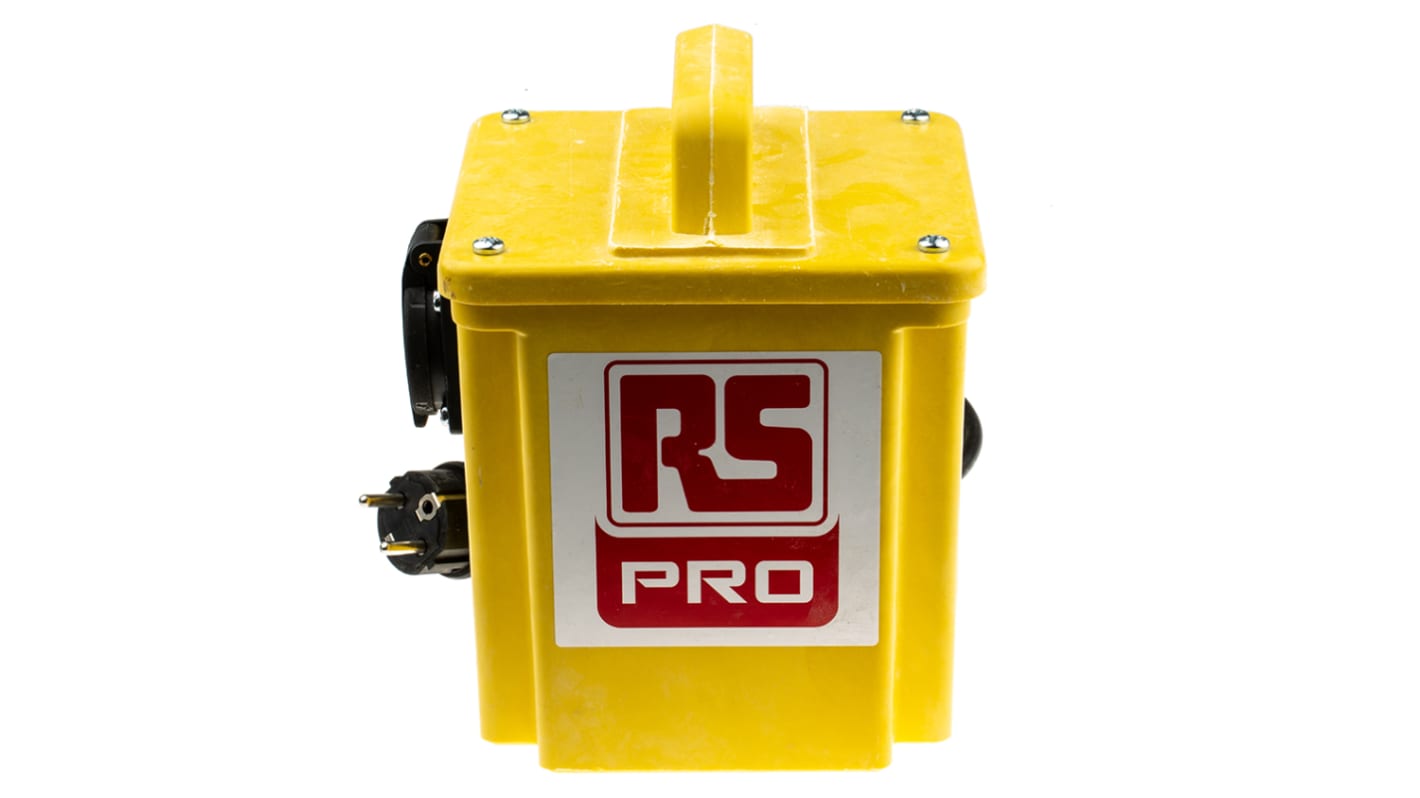 Transformador de aislamiento RS PRO, 0.75kVA, 230V ac, 230V