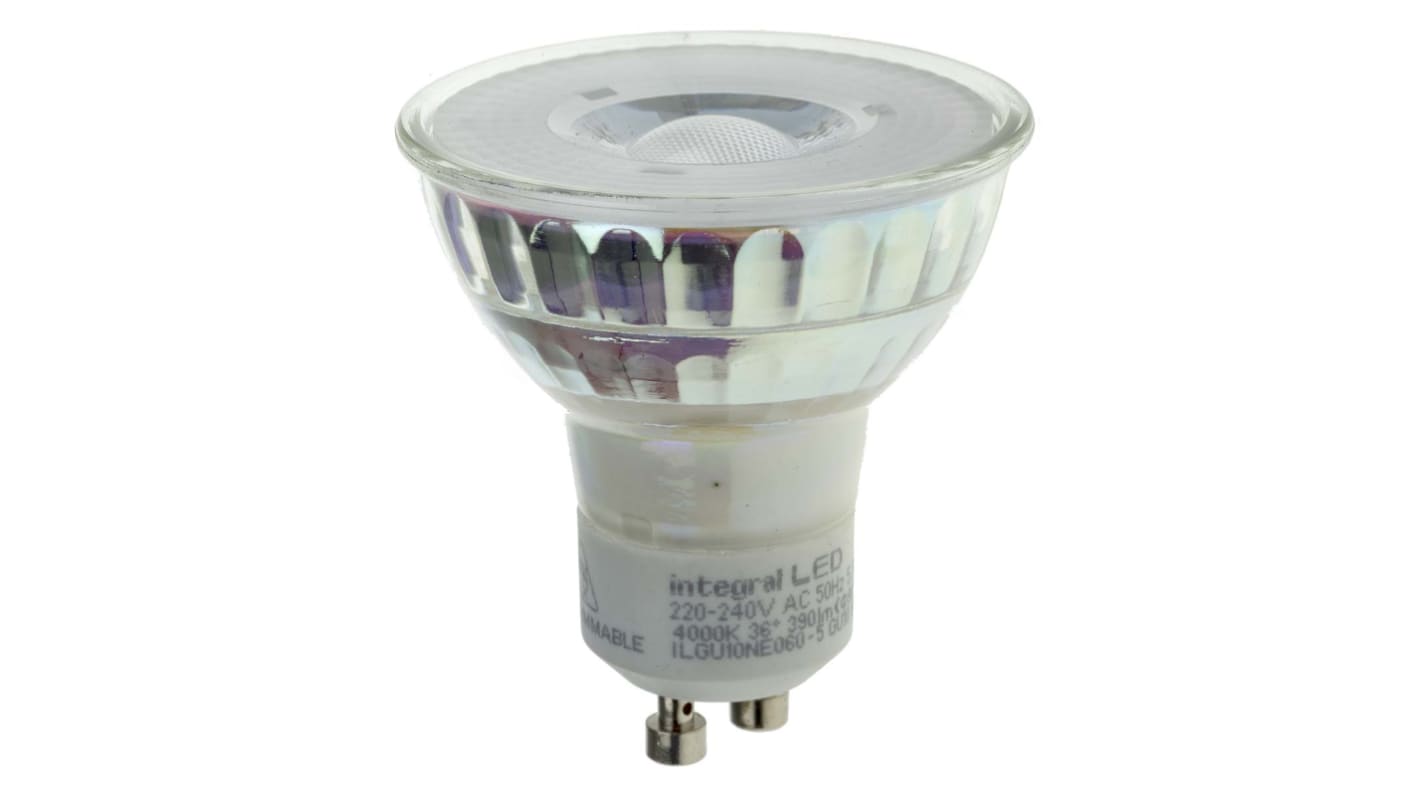 RS PRO GU10 LED Reflector Bulb 5.3 W(56W) 4000K, Cool White