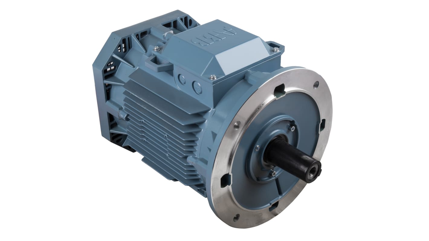 ABB M3AA Induction AC Motor, 7.5 kW, IE3, 3 Phase, 2 Pole, Flange Mount Mounting