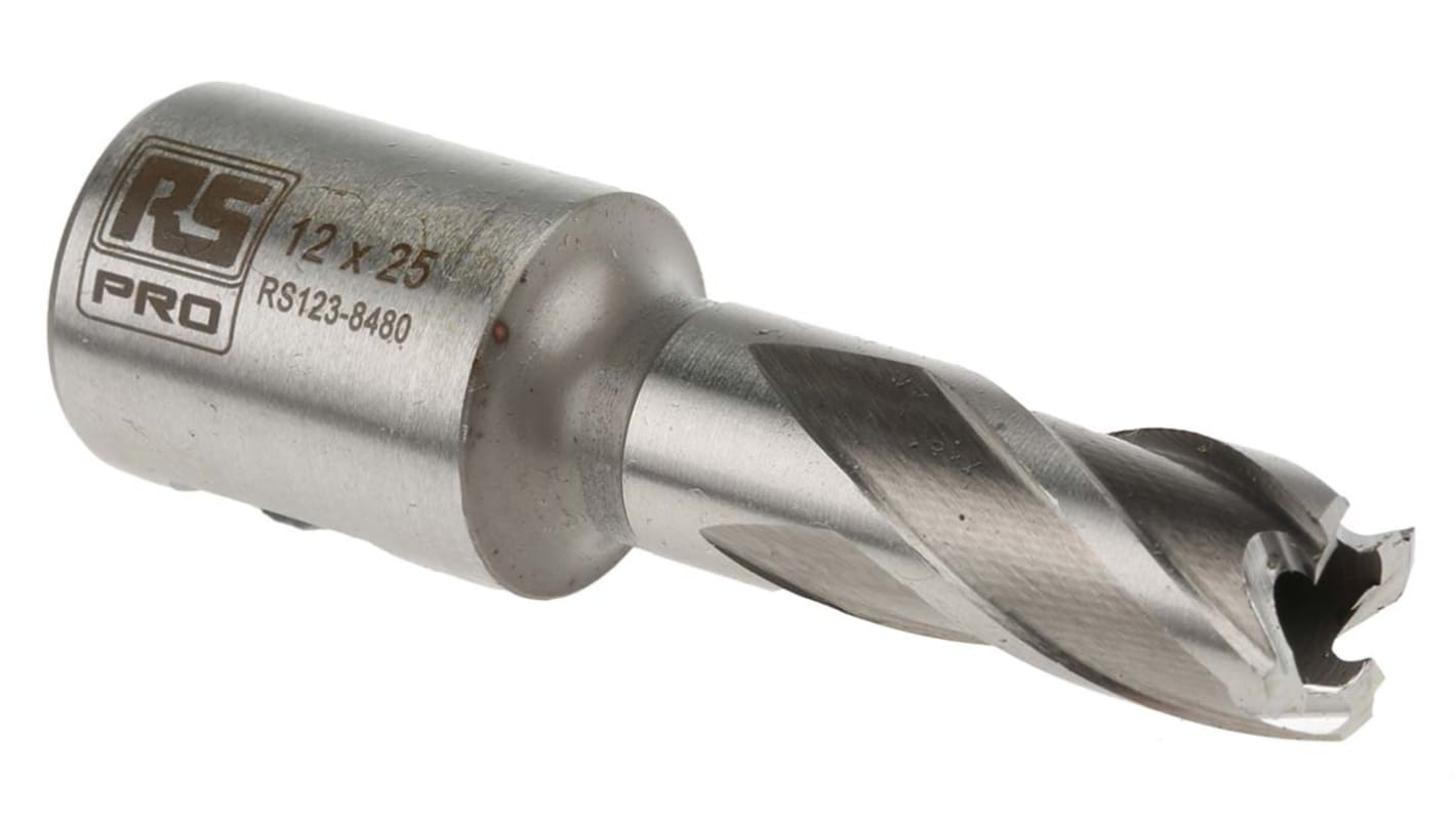 RS PRO HSS 12mm Cutting Diameter Magnetic Drill Bit