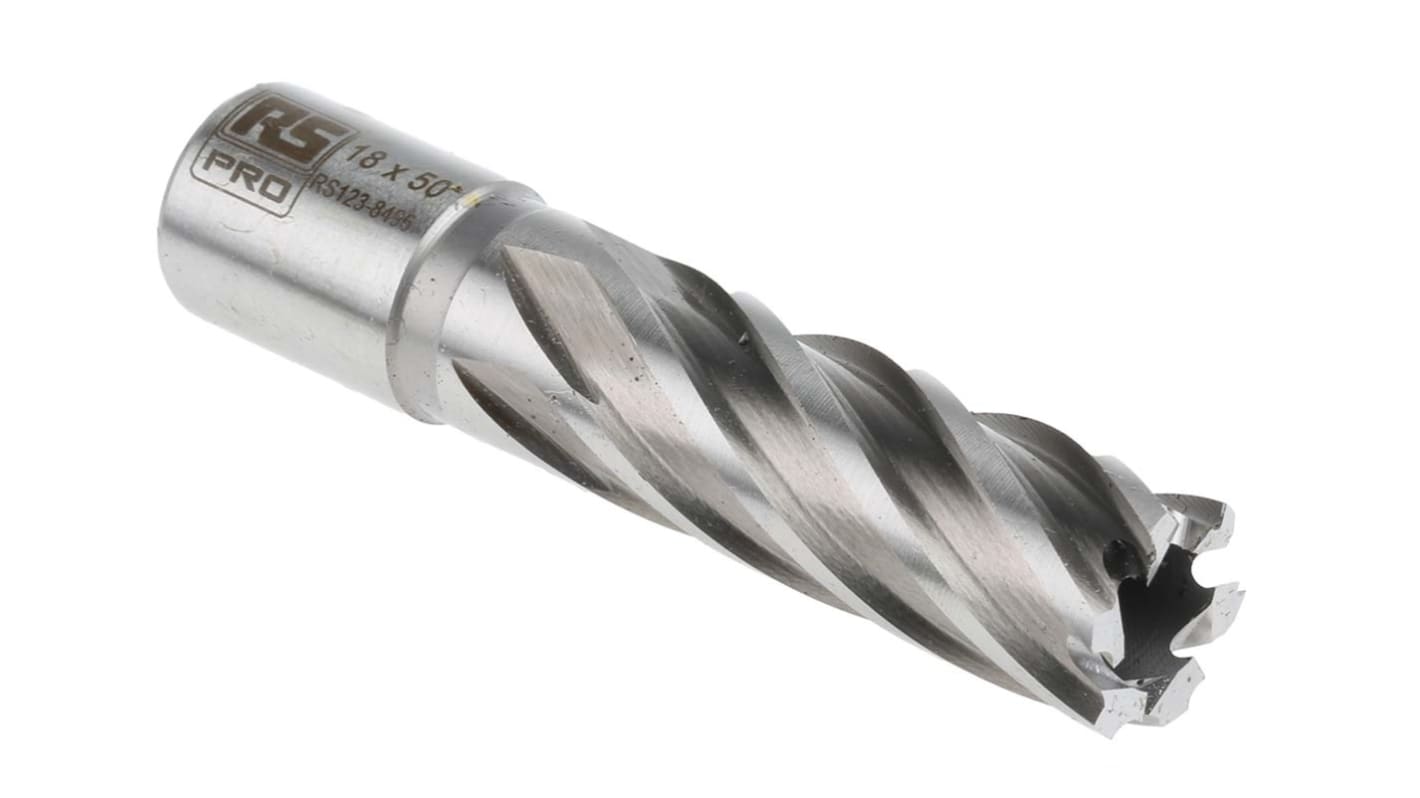 RS PRO HSS 18mm Cutting Diameter Drill Bit RS