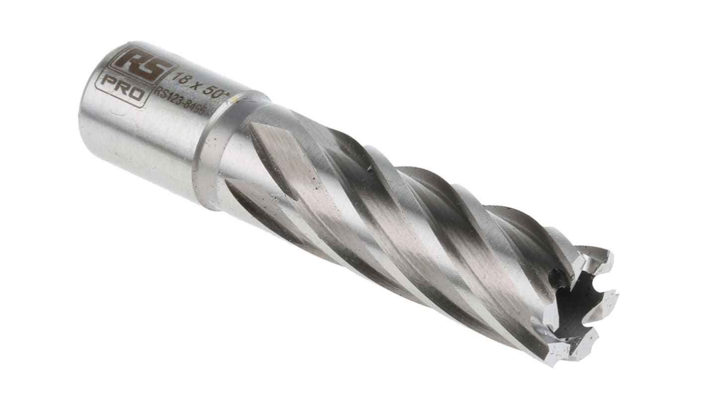 RS PRO HSS 18mm Cutting Diameter Magnetic Drill Bit