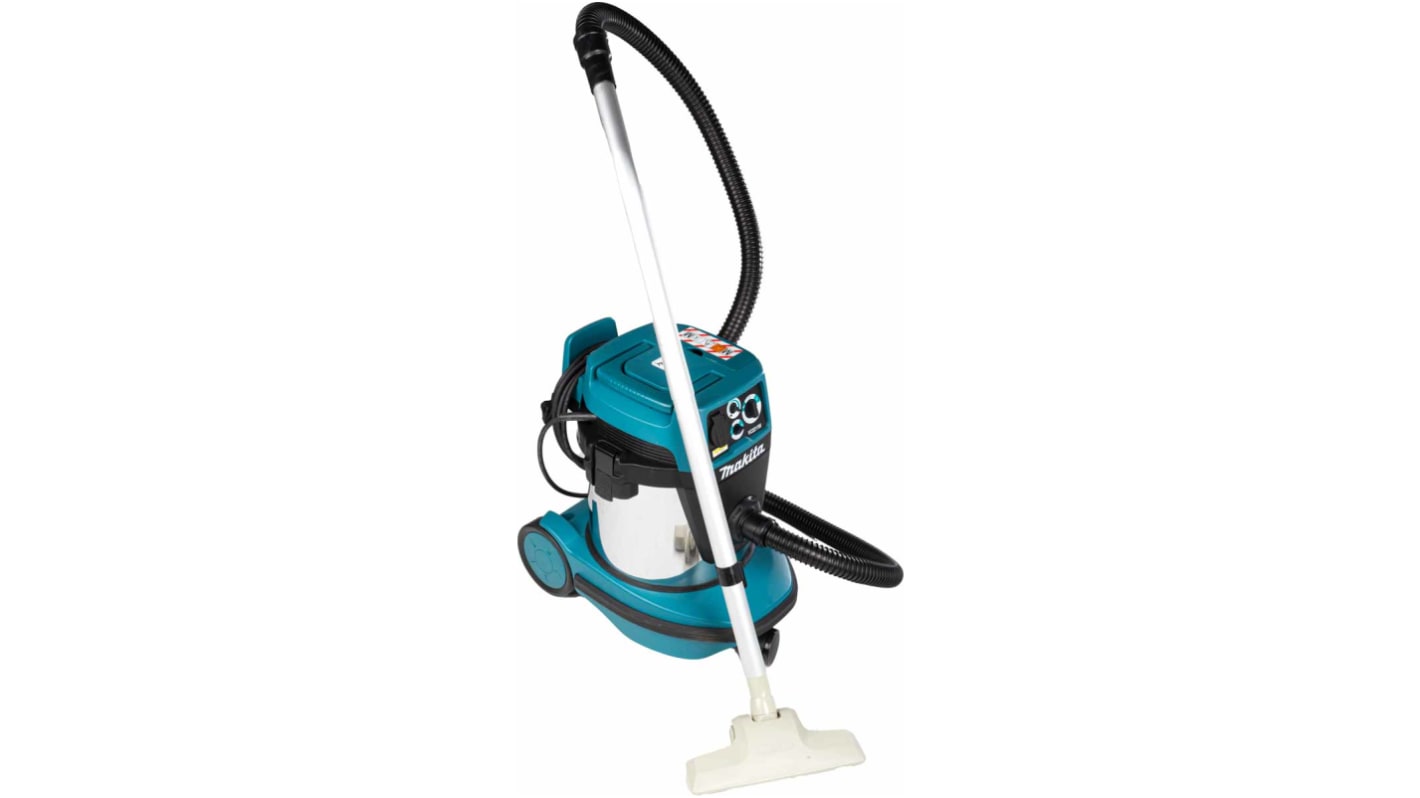 Makita VC2211MX1/2 Cylinder Wet and Dry Vacuum Cleaner for Dust Extraction, 5m Cable, 240V ac, UK Plug