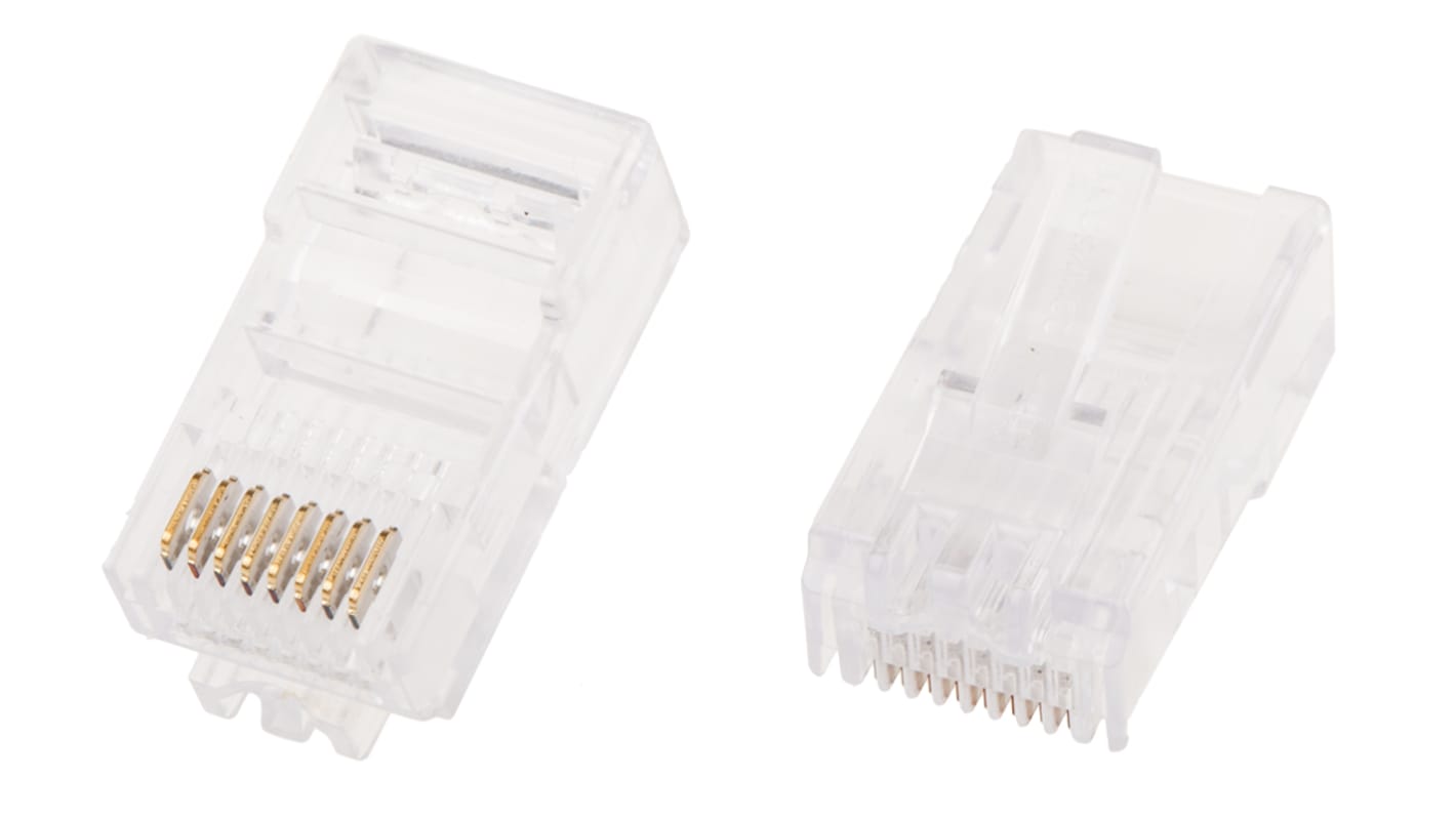 COMMSCOPE RJ45 csatlakozó (Moduláris dugasz) 8 utas Cat5, Egyenes, Férfi