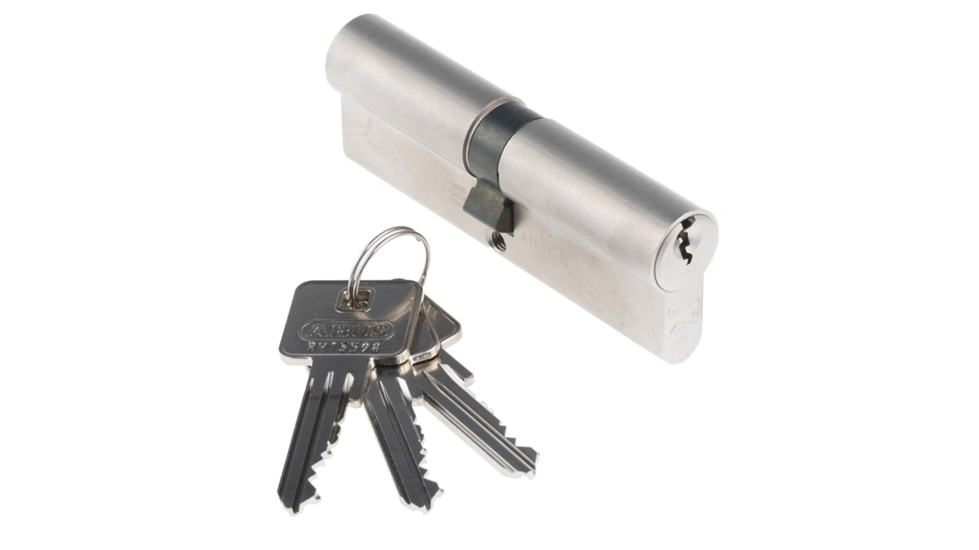 Cilindro de seguridad ABUS E60NP 45/45 KD de Latón, Euro, 45x45 mm