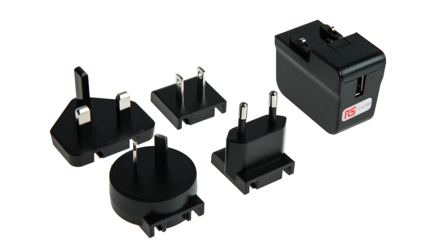 Hálózati adapter 5V dc 1 kimenetes Univerzális, 1.5A, 7.5W, dugasz típusa: Ausztrál, európai típusú csatlakozó,