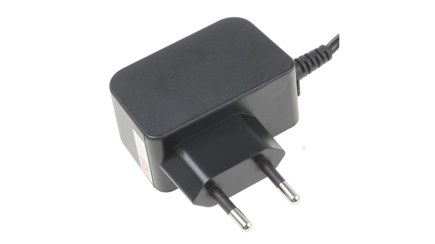 RS PRO 12W Plug-In AC/DC Adapter 5V dc Output, 2.4A Output